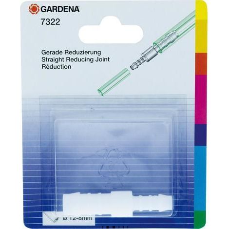 GARDENA 07322-20 PVC Schlauch-Reduzierung 12 mm, 8 mm (1/3)