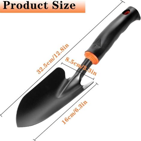Garden Trowel - Heavy Duty Hand Trowel with Ergonomic Handle - Rust Resistant Garden Tools - Small Shovel for Planting
