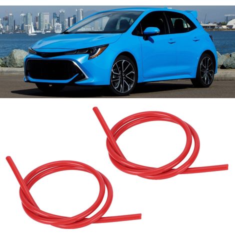 x 8 mm Silikon-Zündkabel mit Siliziumkarbidkern, 1 m Länge, Rot – 2er-Pack (1/5)