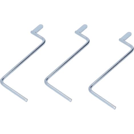 Poignée de tension de fil de clôture en acier inoxydable (lot de 3) : outil de tension stable et performant pour fil de clôture. (1/5)