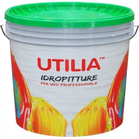 Idropittura Al Quarzo Liscio per Interni ed Esterni - Bianco - 14 Litri