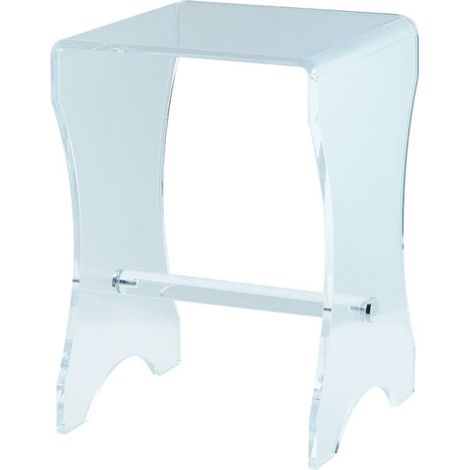 Sgabello da bagno in plexiglas - complementi bagno (1/2)