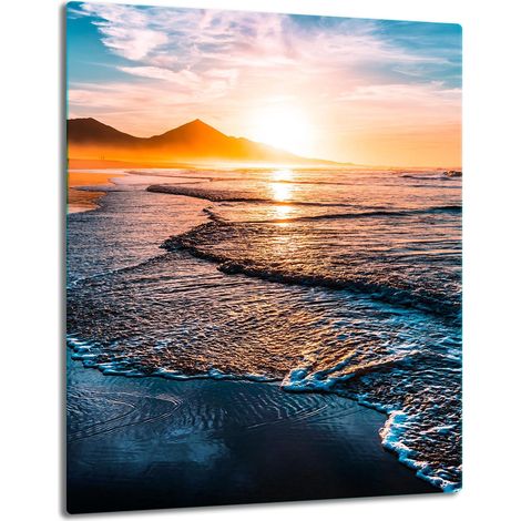 Glasplatte, Tischplatte, 40x52 cm, Meer (1/5)