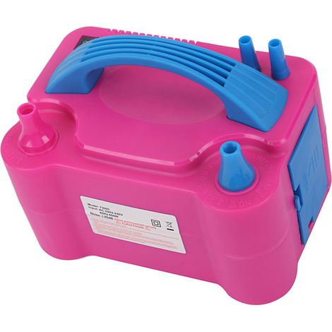 Pompe à air électrique portable à double buse pour ballons de décoration et de fête, type F, UE 220-240 V (1/5)