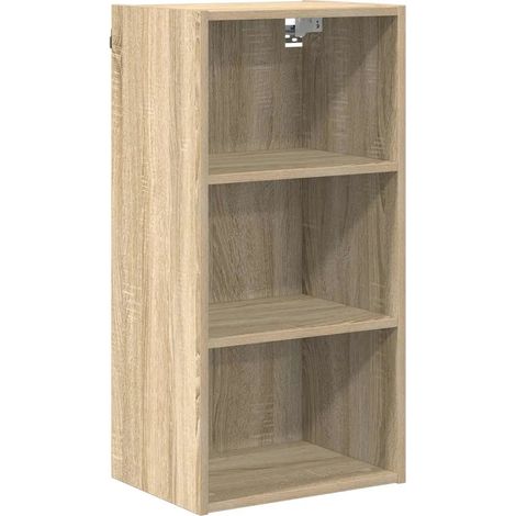 Armadio pensile moderno con ampio spazio di archiviazione 40 x 29,5 x 80 cm in legno ingegnerizzato rovere sonoma 020053483