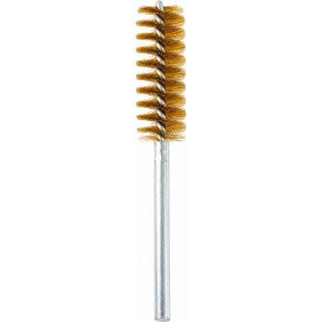 Brosse de nettoyage pour tuyaux métalliques, jaune (1/4)