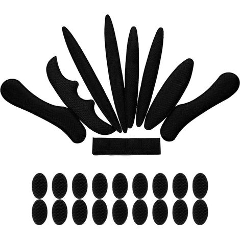 Kit de Rembourrage Intérieur en Mousse pour Casque de Vélo et Moto, Coussinets Universels en Éponge, Protection Confortable pour Casque Électrique et Cyclisme (1/5)