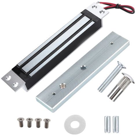 Serrure magnétique électrique DC12V 280kg/600Lbs, Force de maintien, verrouillage électromagnétique, Mode NC sécurisé
