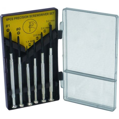 Serie Cacciaviti per Orologiaio 6 Pz.