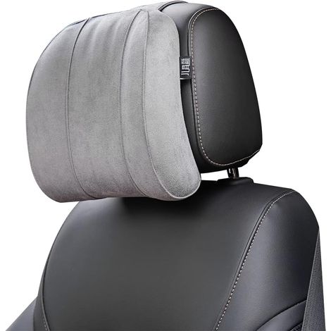 1 coussin d'appui-tête,mousse à mémoire de forme,tissu en daim extensible,soutien cervical,voiture suv (1/5)