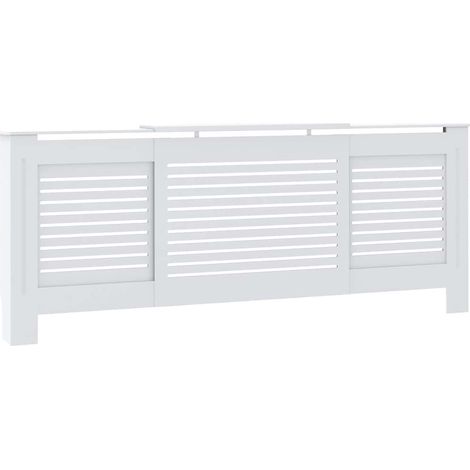 Cache-radiateur MDF Blanc 205 cm