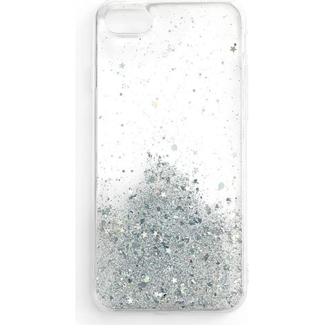 Cover lucida con glitter per Samsung Galaxy A72 4G Star Glitter trasparente (1/5)