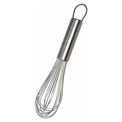 KitchenCraft Stainless Steel Professional 25cm Eleven Wire Balloon Whisk