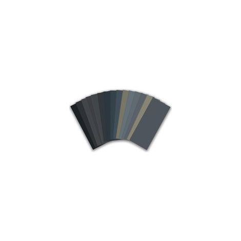 Papier de Verre Grain 80 à 3000 9x3,6 pouces, Idéal pour Polir Métal, Bois, Voiture, Humide ou Sec