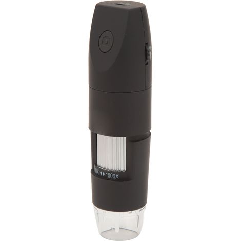 Microscope électronique portable 50X-1000X 1920x1080P 8 LED, connexion USB Wi-Fi, microscope numérique sans fil pour téléphones et ordinateurs portables (1/5)