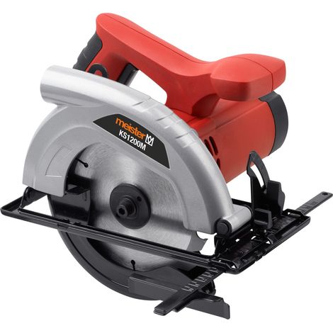 Meister Handkreissäge 1500 W, MKS1500-1 - Holz-Sägeblatt Ø 190 mm - Laser-Markierhilfe