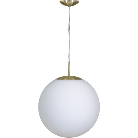 Colgante GLOBAL 1xE27 Al.Reg.xD.25cm Oro/Blanco (1/3)