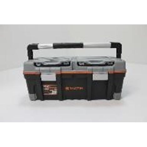 ORION91 CAJA DE HERRAMIENTAS PROFESIONAL NEGRA Y GRIS 61CM
