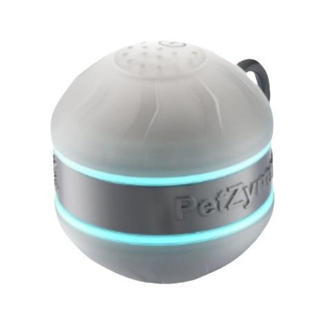 Jouet interactif pour animaux - Balle tournante intelligente - Grise (1/4)