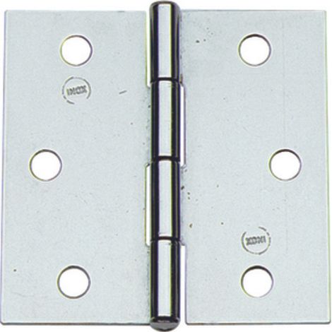 12 x CERNIERA PERNO FISSO  121 IN INOX 1.1/4 30X30 MM