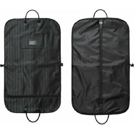 Housse Costumes Housse de Costume Voyage Pliable Housse de Vêtements Transport Sac Protection Imperméable à Fermeture Éclair et à Poignée Housses à Vêtements avec Poches de Rangement, (100cm60cm) (1/5)
