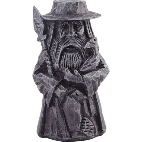 Statua vichinga di Odino in resina, ornamento artistico realizzato a mano per la decorazione di casa e giardino. (1/5)