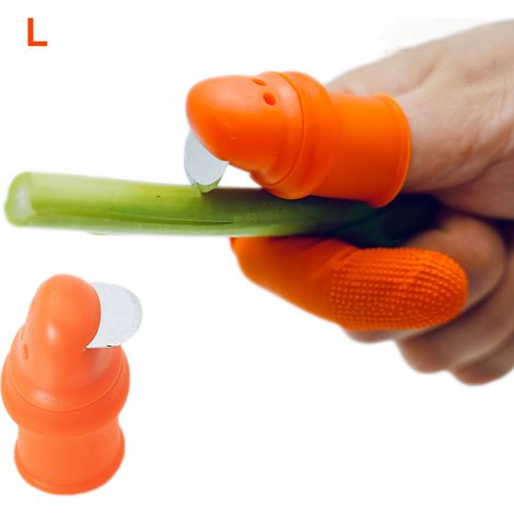 Manchon de Cueillette avec Couteau Pouce pour Récolter Fruits et Légumes (1/5)