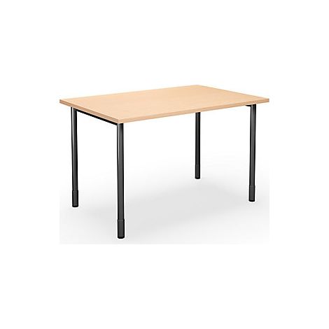 Mesa multiusos DUO-C tablero recto H x P 700 - 800 x 800 mm
