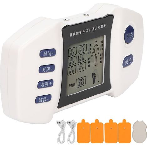 Digitaler elektrischer Muskelstimulator mit Sprachfunktion und Pulsmassage