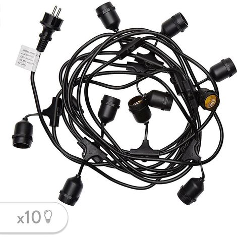 Guirlande connectable MAFY 10 ampoules E27 6M (1/4)