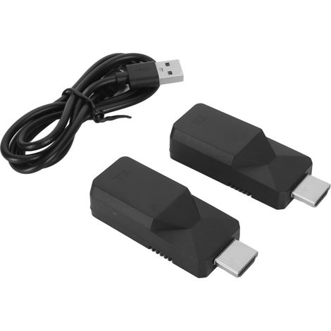 Extendeur HDMI, câble réseau unique de 60 mètres, RJ45 vers HDMI, pour l'extension de transmission HDMI haute définition de surveillance. (1/5)