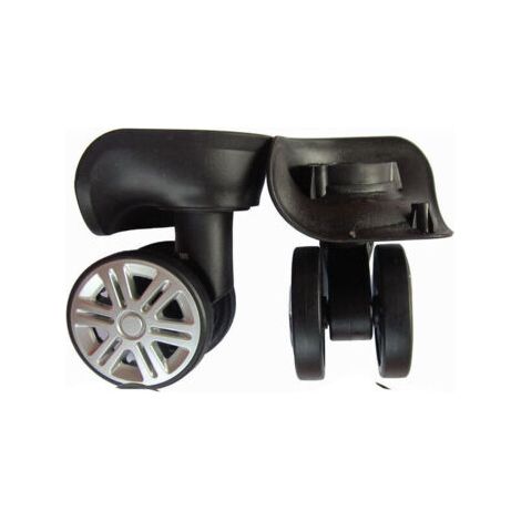 Roues De Valise De Rechange Pour Bagages Universelle Remplacement De La Roue Roulettes Valise De Voyage Bagages Valise Roue Gauche Et Droite Ensemble D'Accessoires De Réparation 1Paire