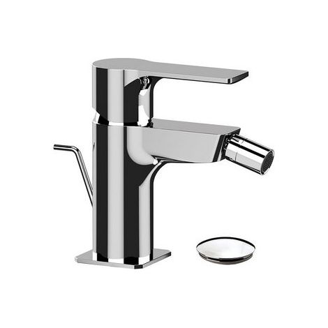 Rubinetto Miscelatore Monocomando Bidet C Scarico Linea Trend Maria Cromo