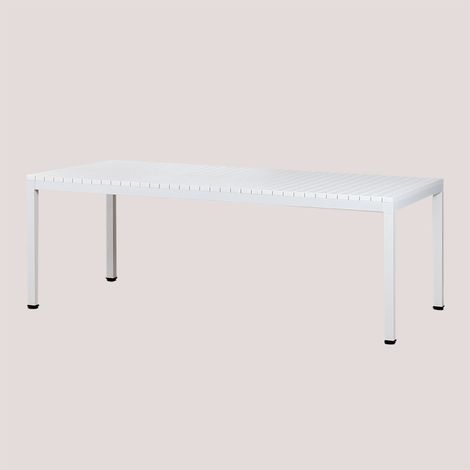 Mesa de jardín rectangular 210x100 cm en aluminio Marti SKLUM