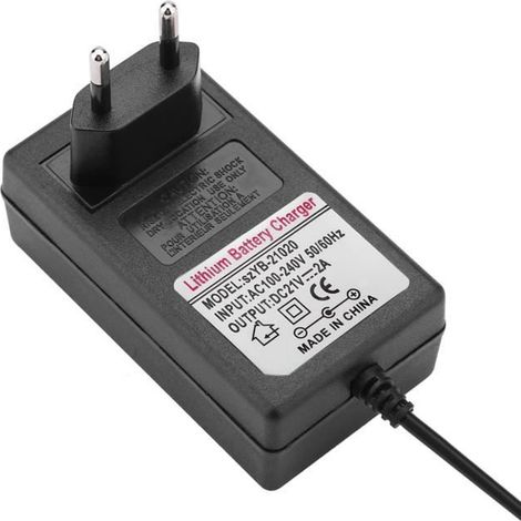 Adaptateur secteur 100-240V DC 21V 2A pour chargeur de batterie lithium (1/4)