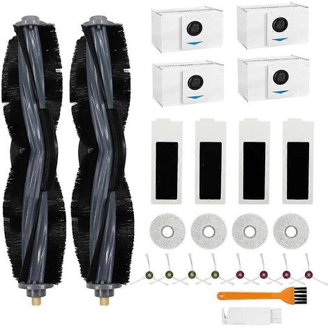 Pour aspirateur robot Ecovacs Deebot T20 Omni/T20e Omni/T20 Max/T20 Pro : brosse latérale principale, filtre HEPA et sacs de nettoyage (1/5)