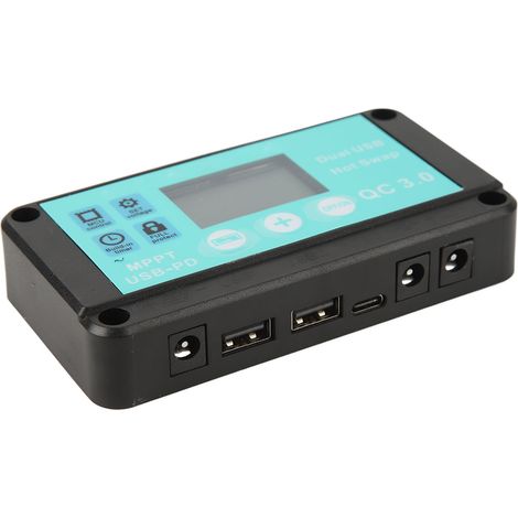 Zubehör für Wohnmobile: 250-W-monokristallines Silizium-Solarpanel mit Regler, zwei USB-Ladeanschlüsse (12 V/24 V/48 V) (1/5)