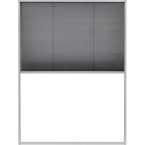 Plisse Insect Screen for Windows Aluminium 60x80 cm vidaXL (1/5)