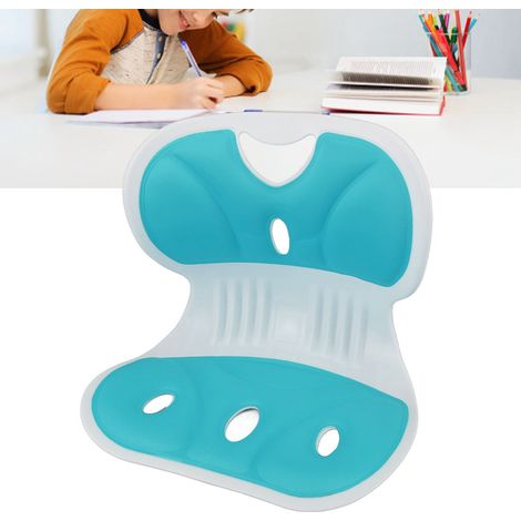 Coussin de correction posturale ergonomique pour étudiants  : Mousse mémoire et PP, taille émeraude, ajustement facile pour un soutien lombaire optimal (1/5)
