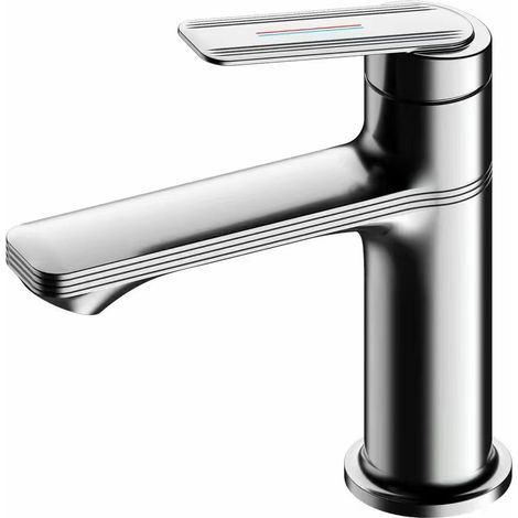 Nordic minimalist luxury bathroom vanity, gunmetal gray basin faucet, household bathroom hot and cold water sink faucet -- Y-315