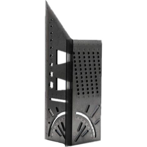 Angle d'onglet 3D Angle Travail du bois 3D outil de mesure Règle de Mesure de Taille Carrée pour le Bois 45/90 Degrés Équerre 3D d'ongle (1/5)