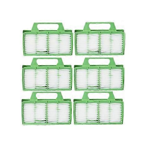 Lot de 6 filtres compatibles avec les aspirateurs BORK V700, V701 et V702. (1/5)