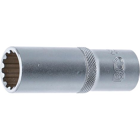 Llave de vaso Gear Lock, larga  entrada 12,5 mm (1/2")  18 mm (1/3)