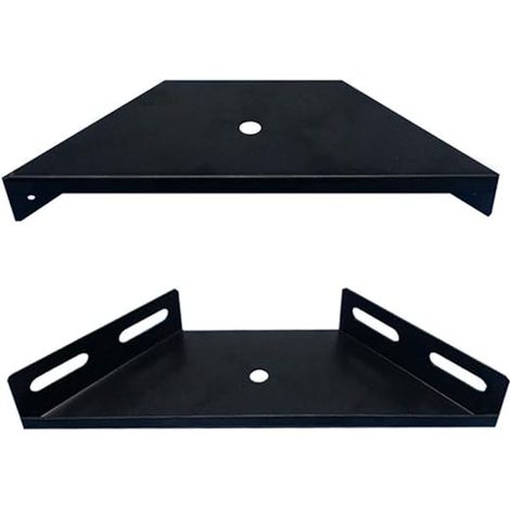 2 équerres d'angle trapézoïdales plates, fixations d'angle, accessoires pour cadre de lit, connecteurs d'angle pour meubles, renforts de lit 230 x 100 x 35 mm