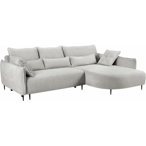 Sofá rinconero TrendyNest Prunal, Derecha, Función de descanso, Almacenaje, 285x200x95cm, 0