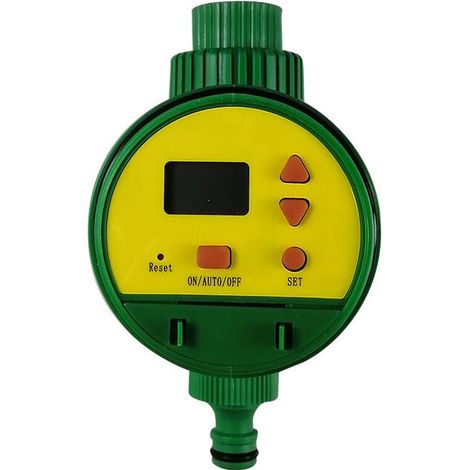 Timer di irrigazione automatico Ulisem, timer di irrigazione con display LCD in ABS, controller di sistema di irrigazione intelligente per irrigatori da prato, serre e altro ancora (1/4)