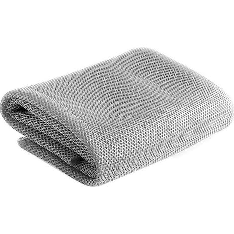 Grille en tissu pour enceinte - Protection anti-poussière pour haut-parleurs - Tissu audio argenté 140x50 cm (1/4)