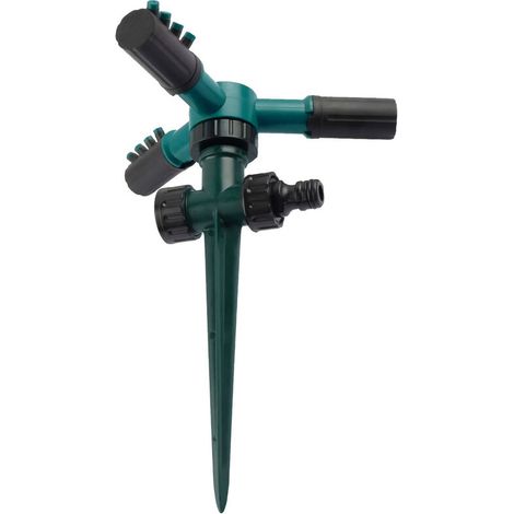 Arroseurs de Jardin, Arroseur de Pelouse Automatique 360 degrés Rotatif Arroseur avec Connecteur Pulvérisateur d'eau Arroseur Réglable Système d'irrigation pour Pelouse Jardin Plantes Enfants Jouant (1/5)