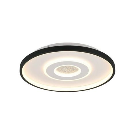Trio Lighting Plafón redondo de techo LED NAZAR 40cm diámetro  20W 2300lm, 3000K IP20 Blanco/Negro (1/5)