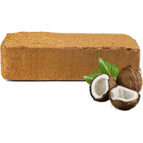 BioCoco Torfsubstrat, Kokosfaser, Kokostorfbriketts 50 x 600 g, unverpackt, für Terrarien (1/5)